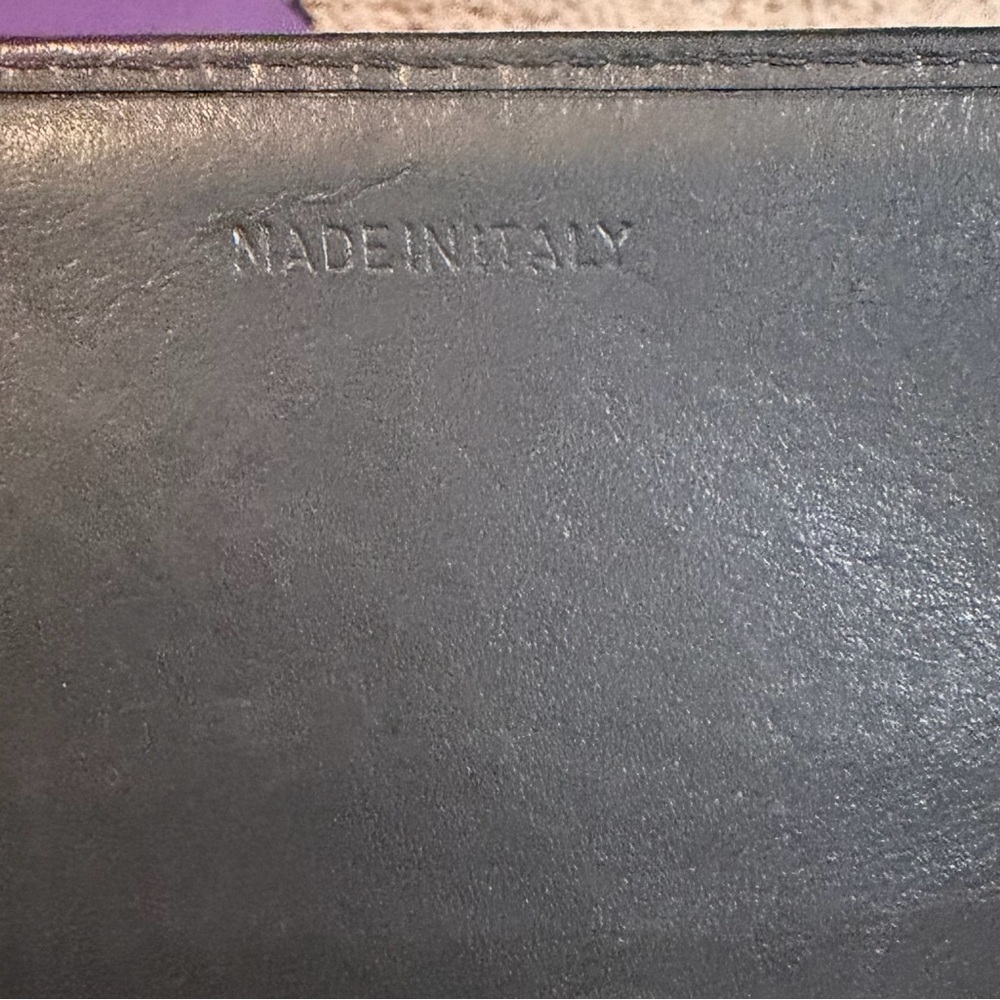 Prada Charcoal Leather Wallet - Picture 4 of 6
